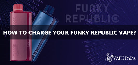 How to Charge Your Funky Republic Ti7000 Vape?