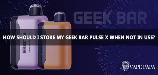 How Should I Store My Geek Bar Pulse X When Not in Use?