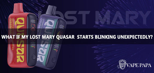 What Should I Do If My Lost Mary Quasar OS25000 Starts Blinking Unexpectedly?