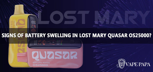 Are There Any Early Signs Of Battery Swelling in Lost Mary Quasar OS25000?