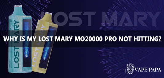 Why Is My Lost Mary MO20000 Pro Not Hitting?