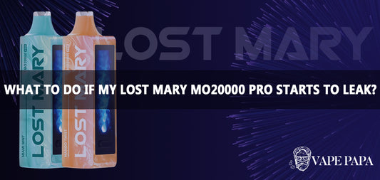 What to Do If My Lost Mary MO20000 Pro Starts to Leak?