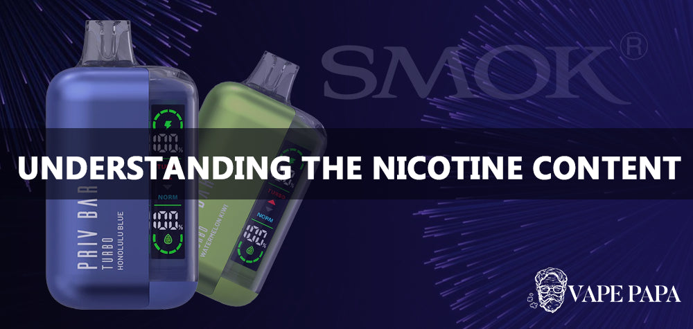 Understanding the Nicotine Content of the Smok Priv Turbo Disposable Vape