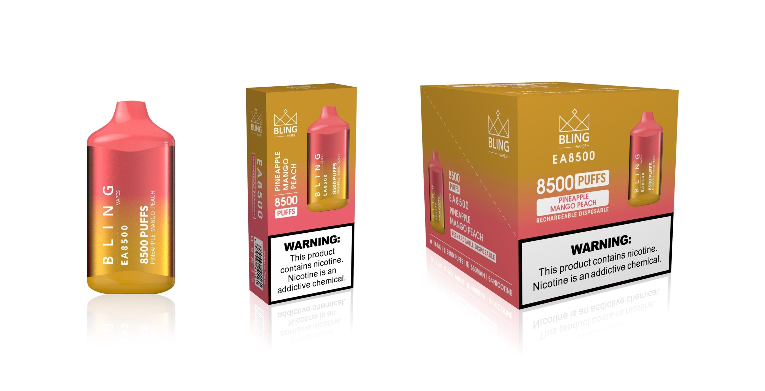 Bling EA8500 Pineapple Mango Peach