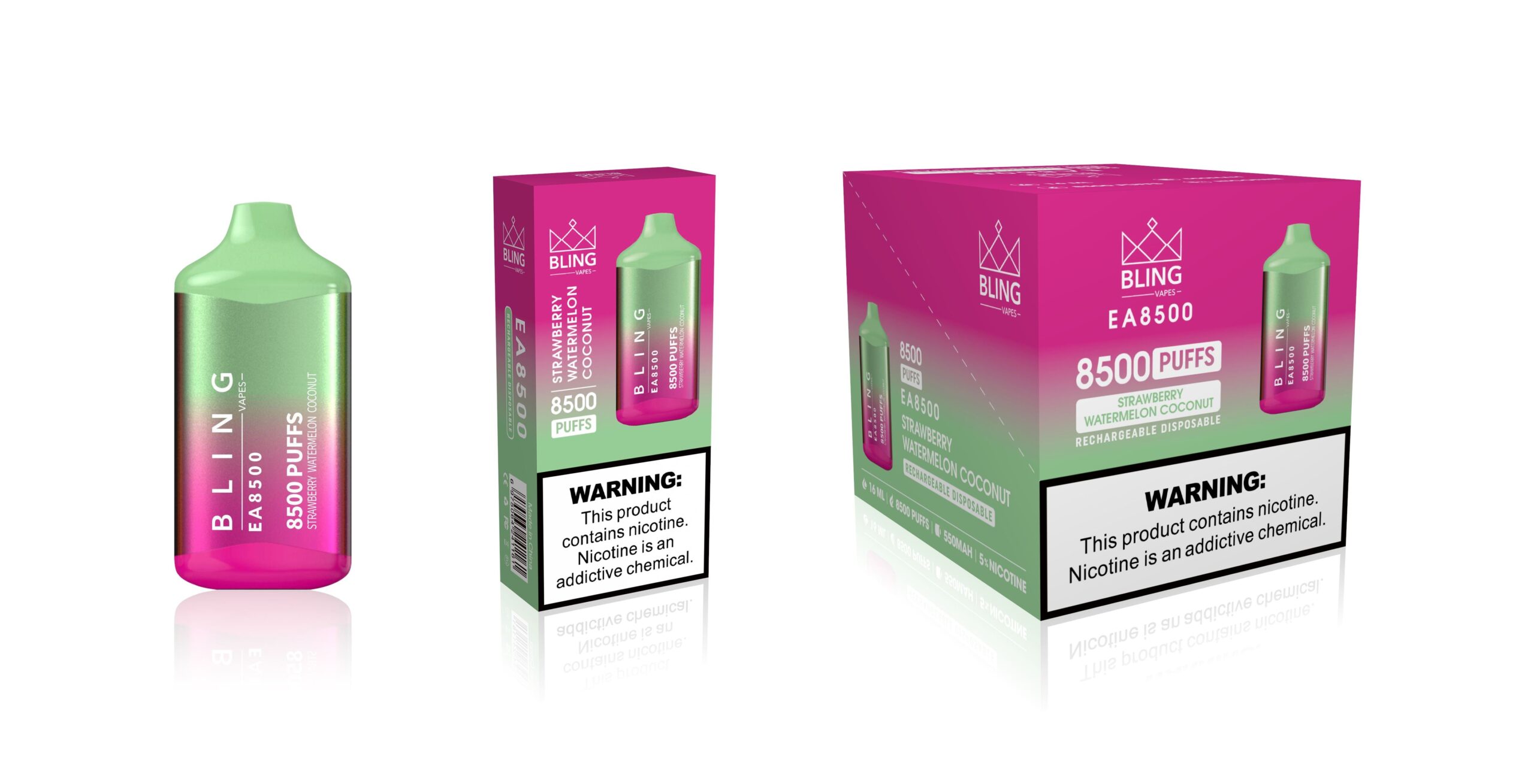 Bling EA8500 Strawberry Watermelon Coconut