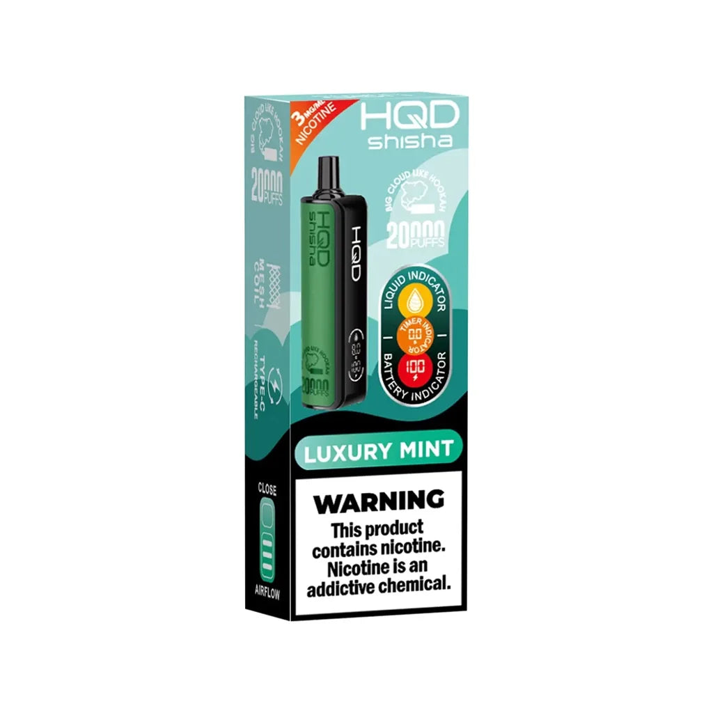 HQD Shisha 3% 20K Luxury Mint