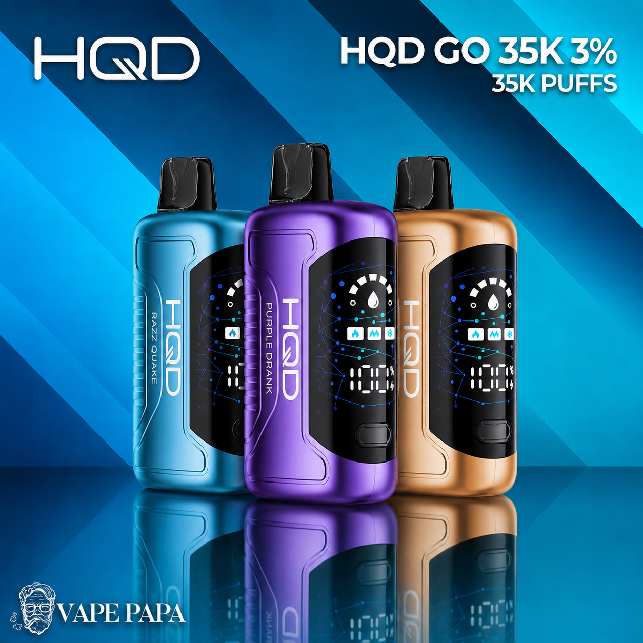 HQD Go 35K 3% | Vape Papa Store