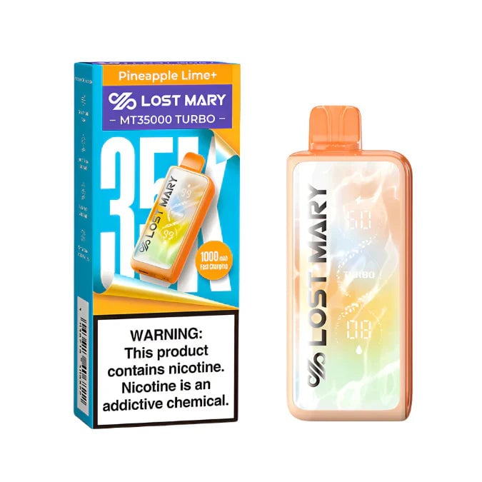 Pineapple Lime+ Lost Mary MT35000 Turbo Vape