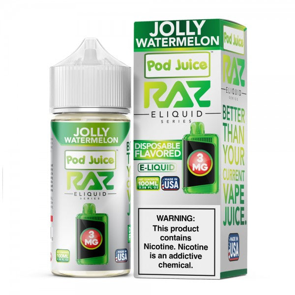 RAZ LTX E-Liquid (100ml) Jolly Watermelon
