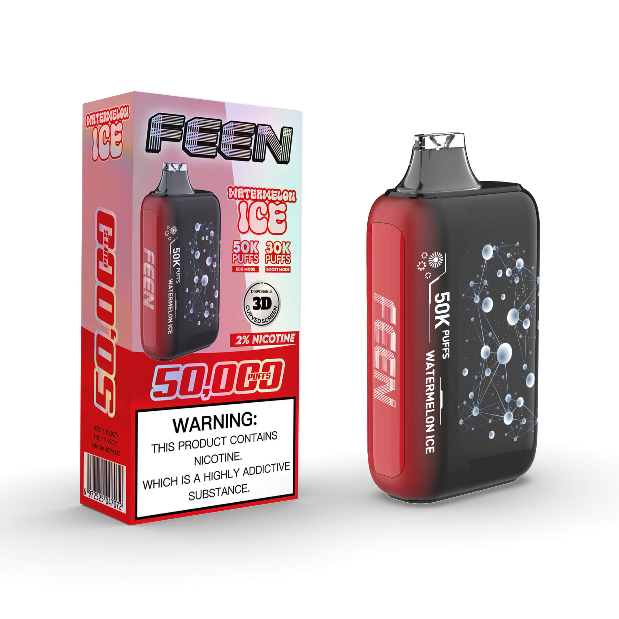 FEEN 50K - Watermelon Ice 2%