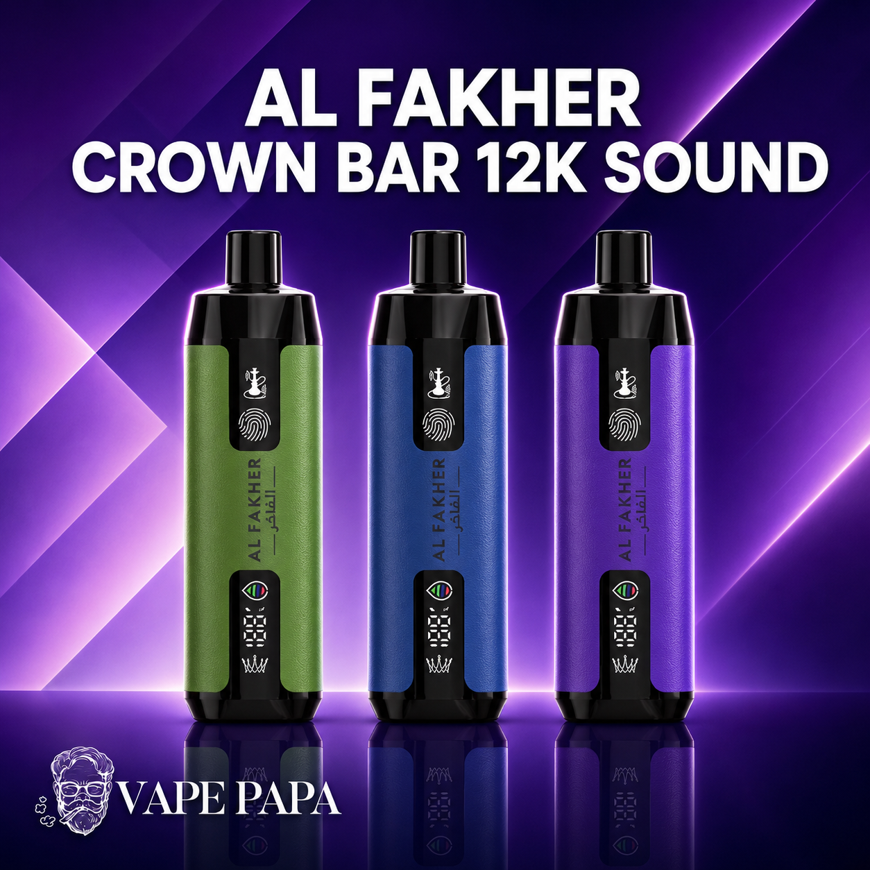 Al Fakher Crown Bar 12K Sound Vape Papa