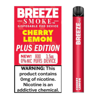 Breeze Plus Zero Nicotine Cherry Lemon