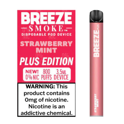 Breeze Plus Zero Nicotine Strawberry Mint