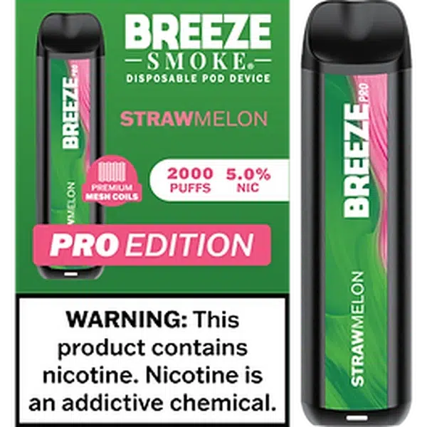 Breeze Pro Strawmelon Flavor - Disposable Vape