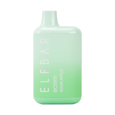 Elf Bar BC5000 Sour Apple Flavor - Disposable Vape