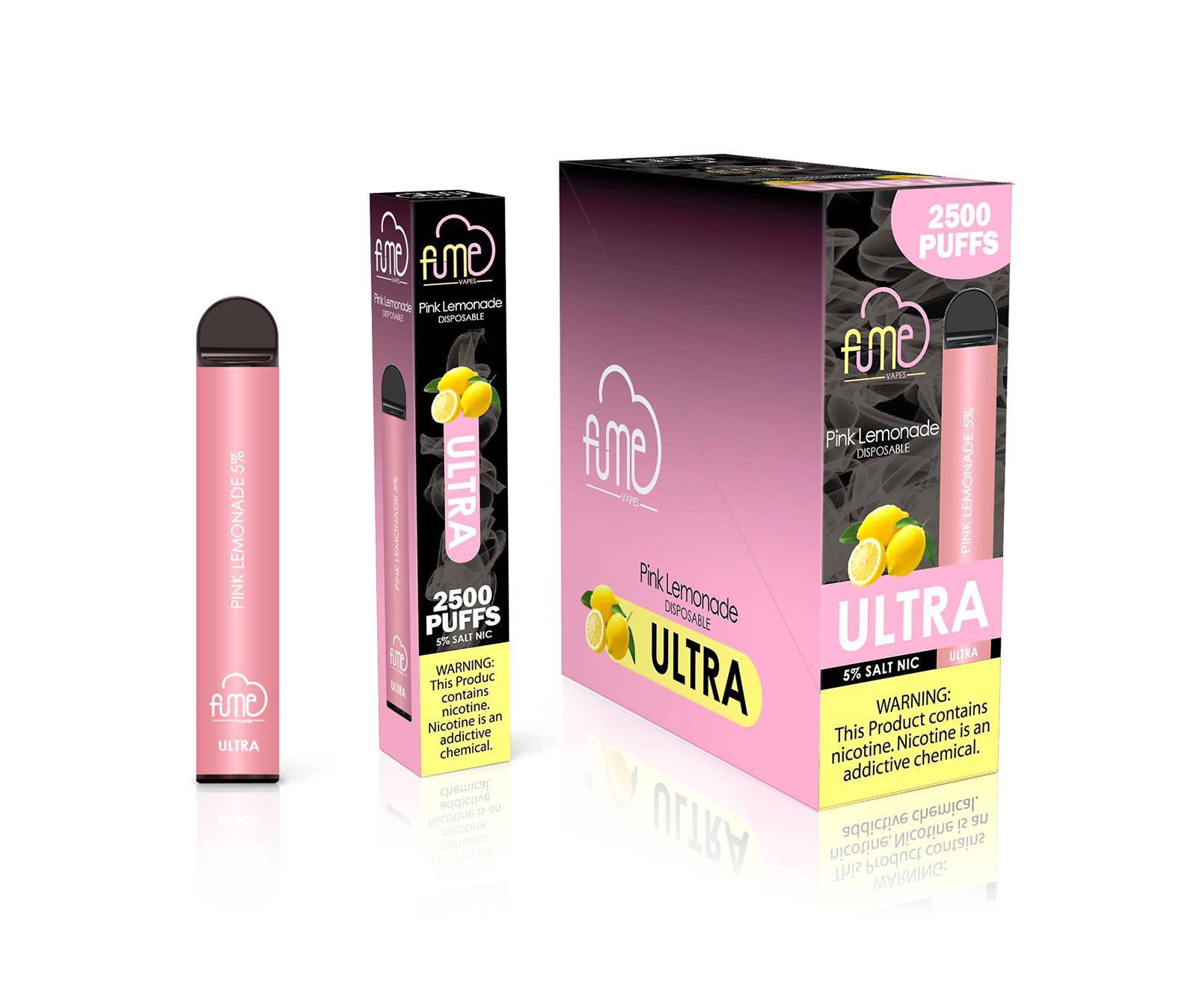 Fume Ultra Pink Lemonade Flavor - Disposable Vape