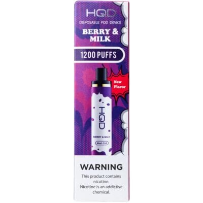 HQD Cuvie Plus Berry & Milk Flavor - Disposable Vape