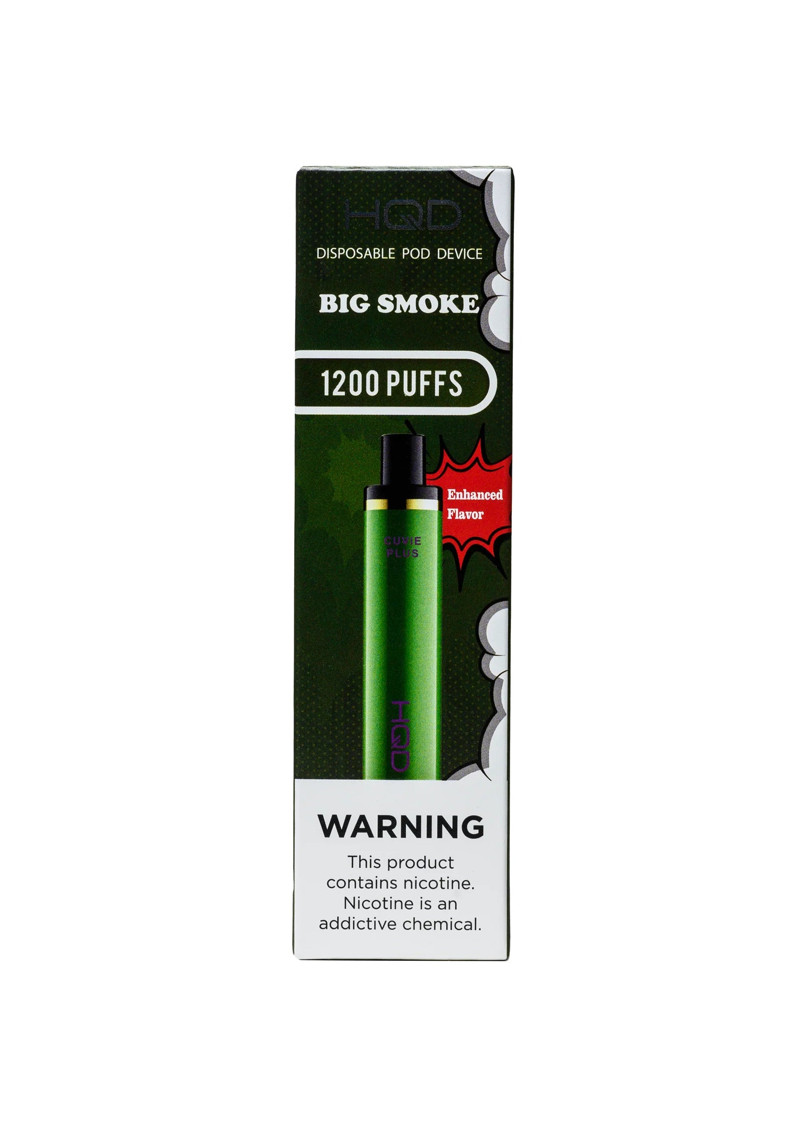 HQD Cuvie Plus Big Smoke Flavor - Disposable Vape