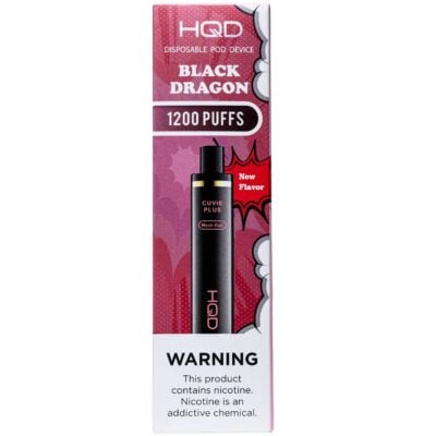 HQD Cuvie Plus Black Dragon Flavor - Disposable Vape