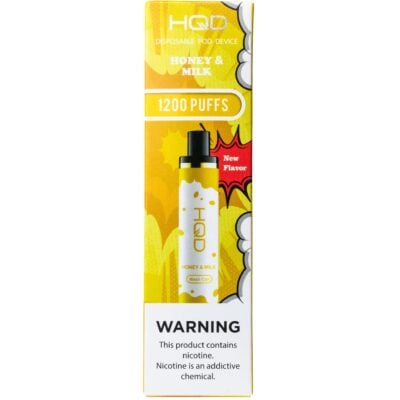 HQD Cuvie Plus Honey & Milk Flavor - Disposable Vape