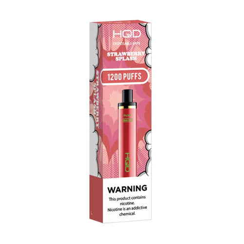 HQD Cuvie Plus Strawberry Splash Flavor - Disposable Vape