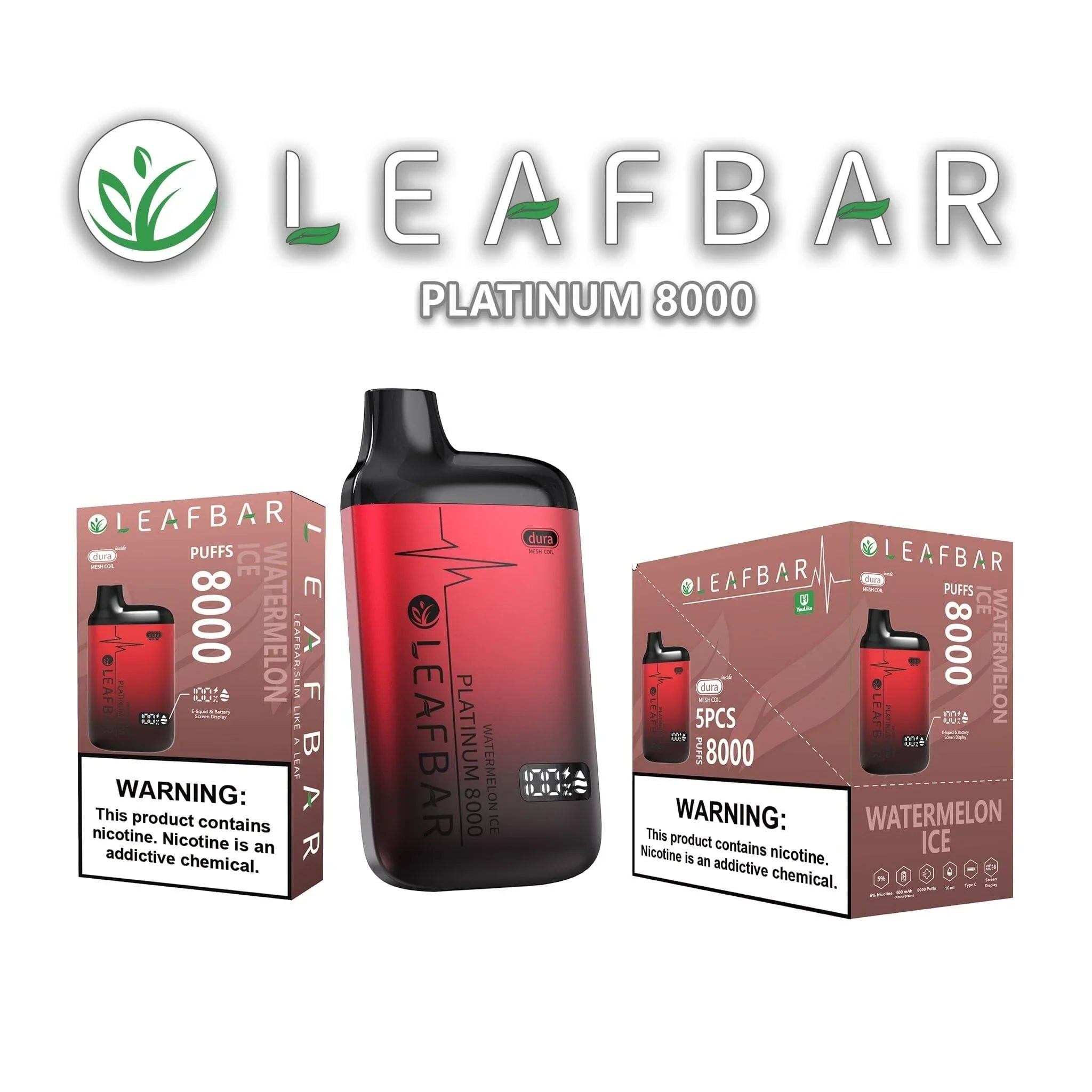 Leaf Bar Platinum Watermelon Ice