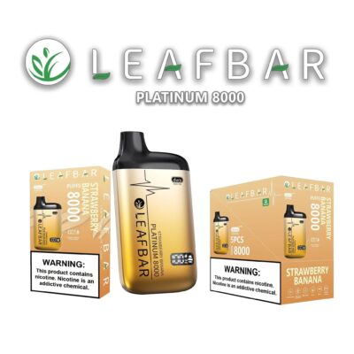 Leaf Bar Platinum Strawberry Banana
