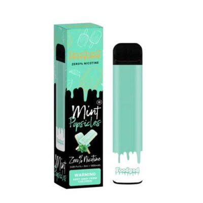 FoodGod Zero Nicotine Mint Popsicles