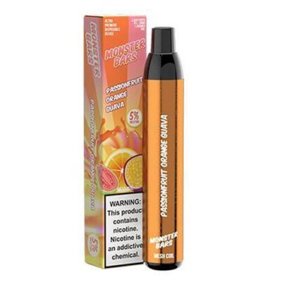 Monster Bar Frozen Passionfruit Orange Guava Ice