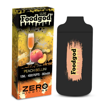 Foodgod Luxe Zero Nicotine - Peach Bellini