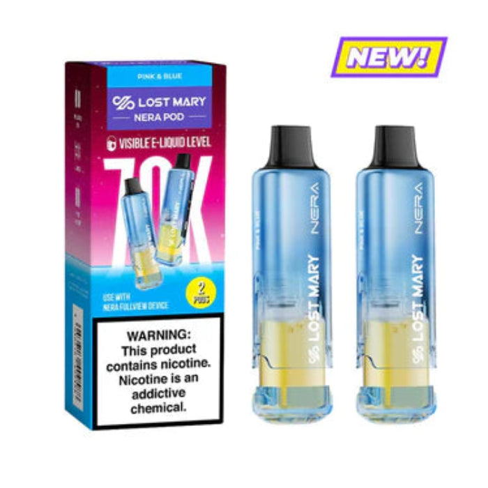 Pink & Blue Lost Mary Nera Fullview 70K Pod