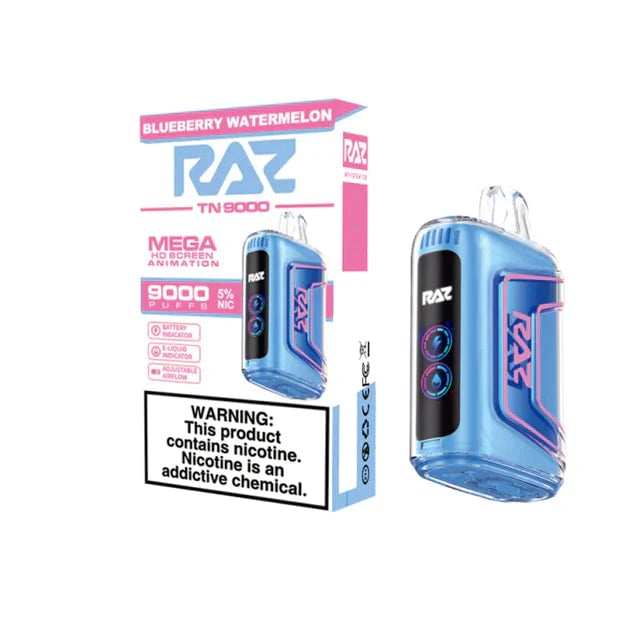 Raz TN9000 Blueberry Watermelon Flavor - Disposable Vape