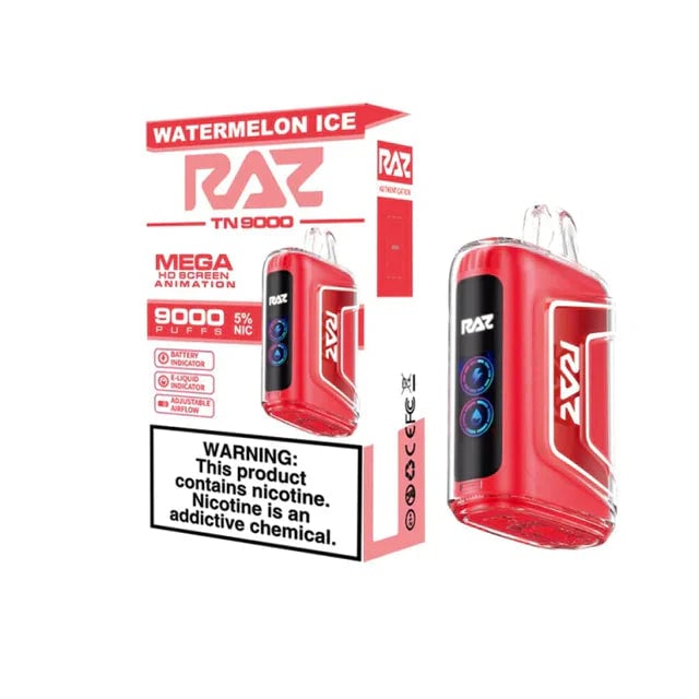 Raz TN9000 Watermelon Ice Flavor - Disposable Vape