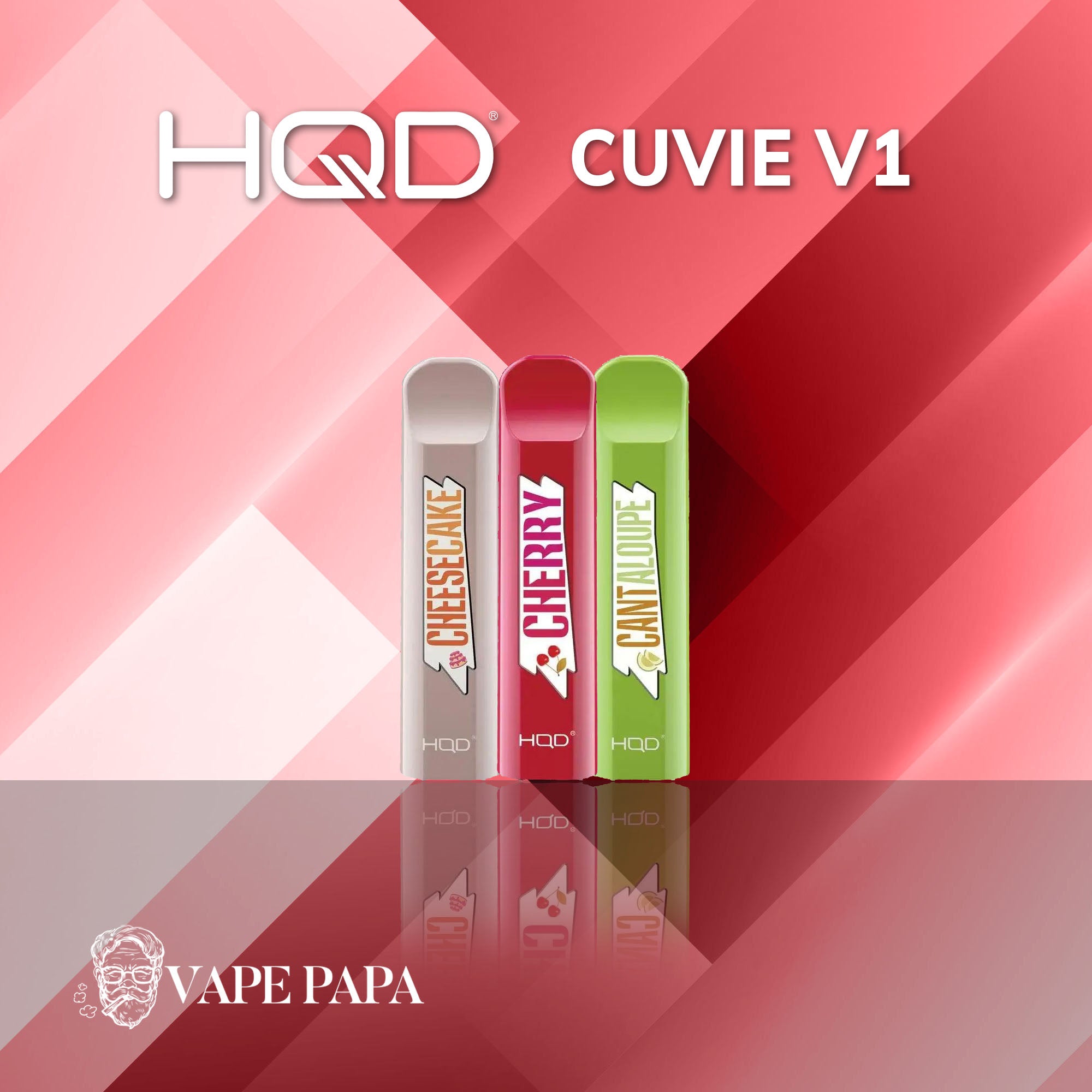 HQD Cuvie V1 300 Flavors