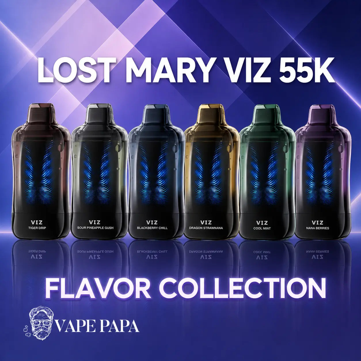 Lost Mary VIZ 55K Flavors Collection | Vape Papa